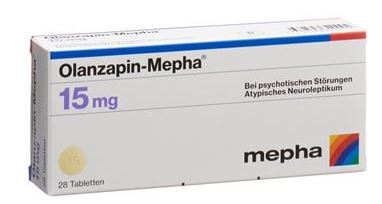 Olanzapin-Mepha 15 mg 28 tabs